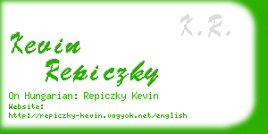 kevin repiczky business card